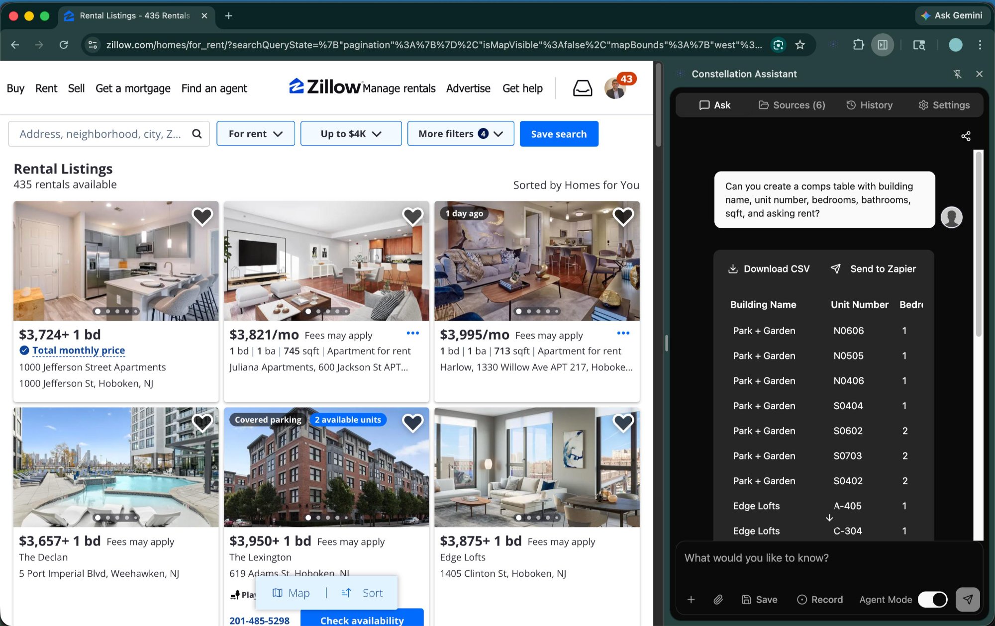 Real estate comps